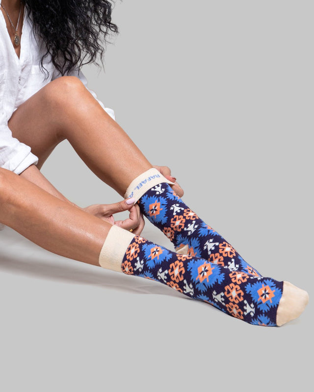 Chelebi luxury colorful designer socks for women