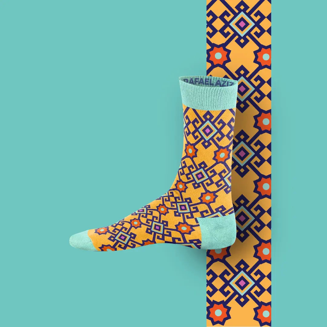 modern designer socks from past