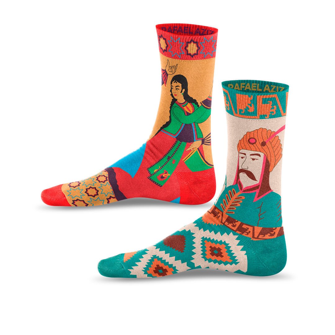 Mariam Khan Designer Socks 2-pack