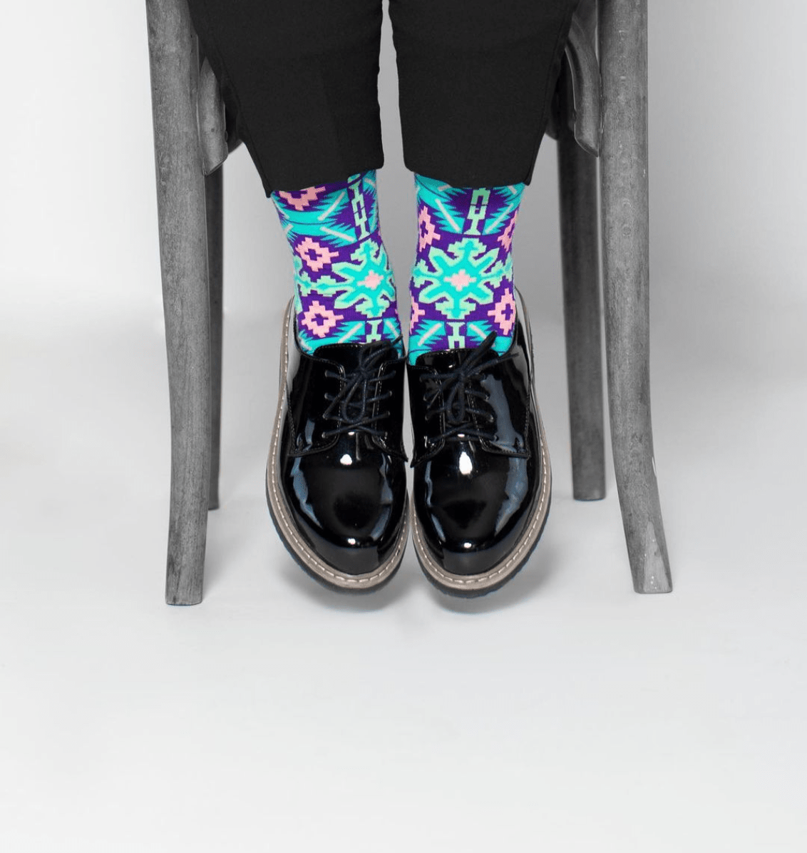 Qar Designer Socks with shoes