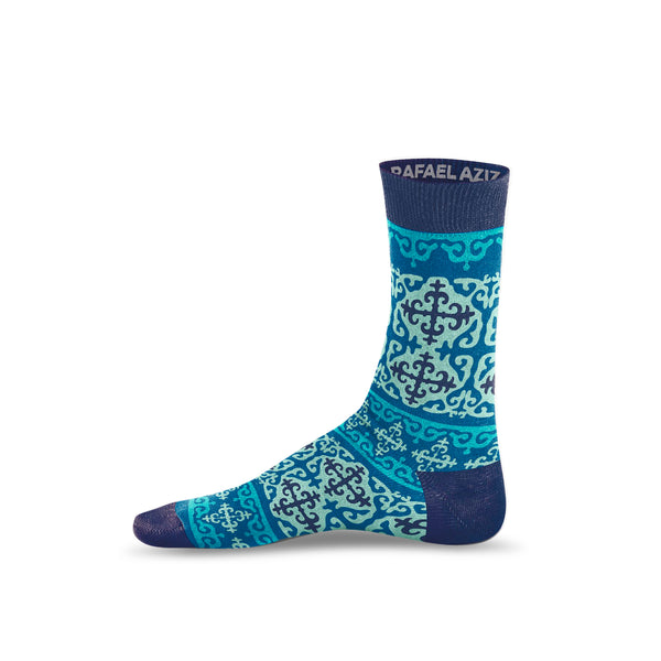 Zeiva Blue Designer Socks